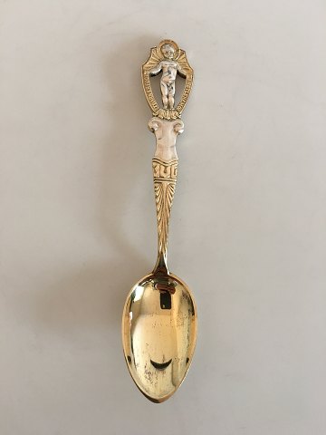 Anton Michelsen Christmas Spoon 1911 Partially gilded Silver