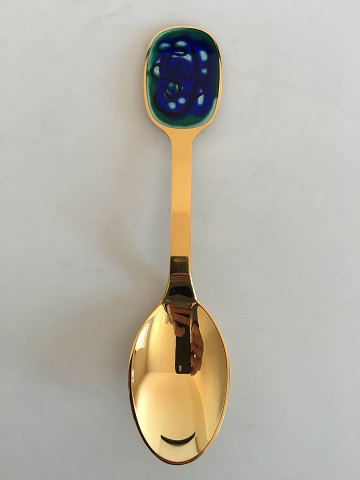 Anton Michelsen Gilded Sterling Silver Christmas Spoon 1987.