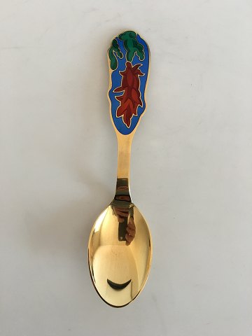 Anton Michelsen Gilded Sterling Silver Christmas Spoon 1994
