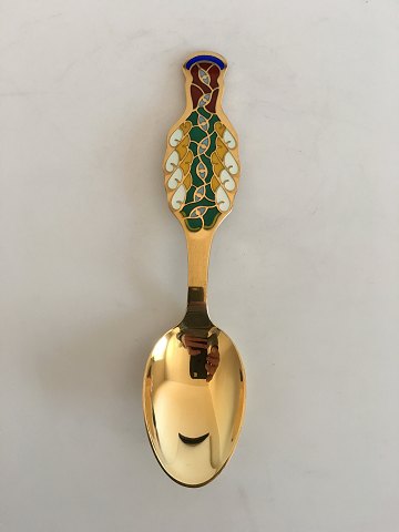 Anton Michelsen Gilded Sterling Silver Christmas Spoon 1996