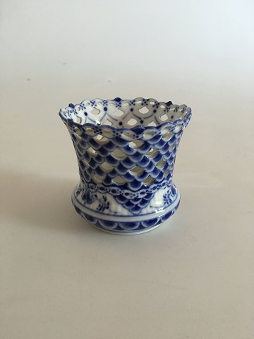 Royal Copenhagen Blue Fluted Full Lace Small Cup No 1015
