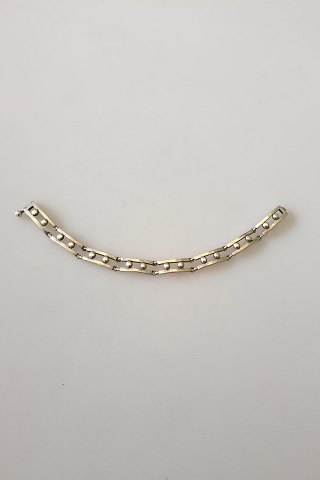 Hans Hansen Sterling Silver Bracelet designed by Karl Gustav Hansen No 232