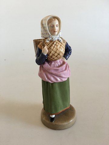 Bing & Grondahl Overlglaze figurine of lady