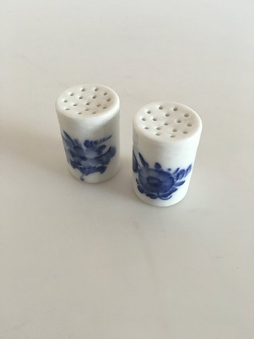 Royal Copenhagen Blue Flower Braided Pepper Shakers Set of Two No 8053