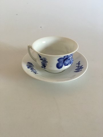 Royal Copenhagen Blue Flower Tea Cup and Saucer.