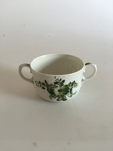 Royal Copenhagen Green Flower Bouillon Cup No 1552 (without lid and saucer)