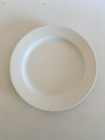 Royal Copenhagen White Half Lace Round Serving Platter No 376