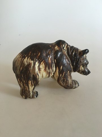Arne Ingdam figurine of a bear in Stoneware
