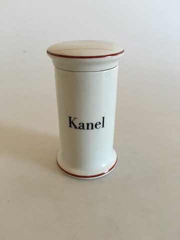 Bing & Grondahl Kanel (Cinnamon) Spice Jar No 497 from the Apothecary Collection