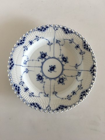 Royal Copenhagen Blue Fluted Full Lace Dinner Plate No. 1084