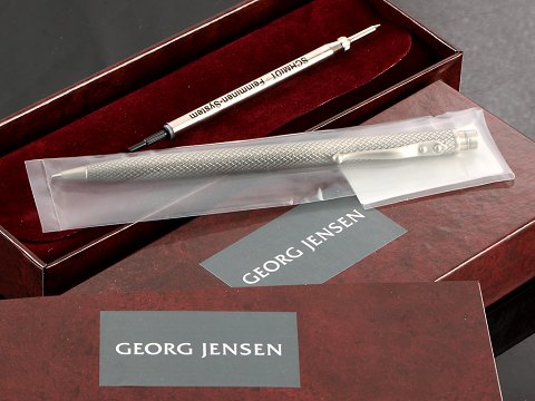 Georg Jensen Pencil in Sterling Silver with Oxidiced pattern. Designed by 
Torsten Thorup
