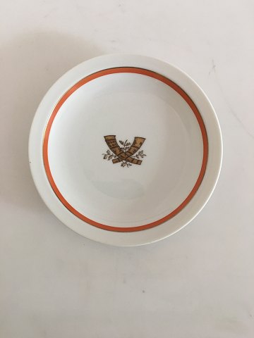 Royal Copenhagen Golden Horns with Orange Band Cake Plate No 883/9483