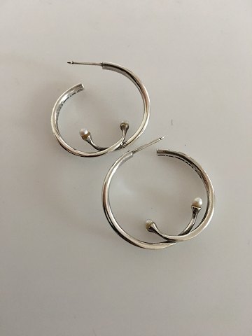 Georg Jensen Sterling Silver Earrings No 288 designed by Torun