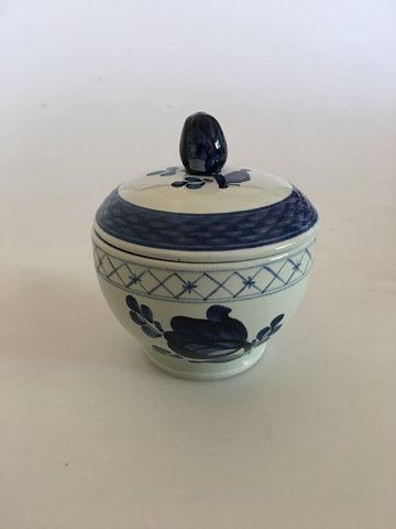 Royal Copenhagen / Aluminia "Blue Tranquebar" Sugar Bowl, Small No. 1188