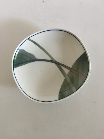 Royal Copenhagen Dish with Green Leaf Motif from 1982 by Andy CT