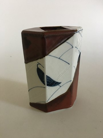 Royal Copenhagen Ceramic Vase from 1979 by Anne-Mette Trolle