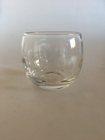 Marmelade Glass with Round Carvings.