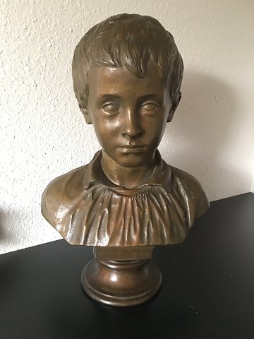 Large L. Rasmussen Copenhagen Bronze Bust af Julius Middelthun