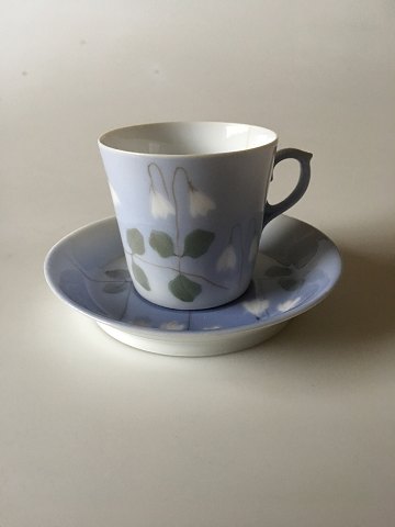 Royal Copenhagen Art Nouveau Mocha Cup and Saucer No. 37/376
