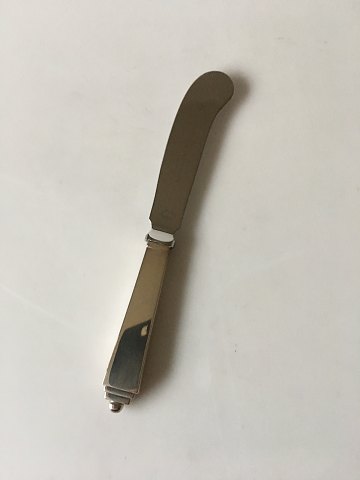 Georg Jensen Pyramid Butter Knife in Silver Plate