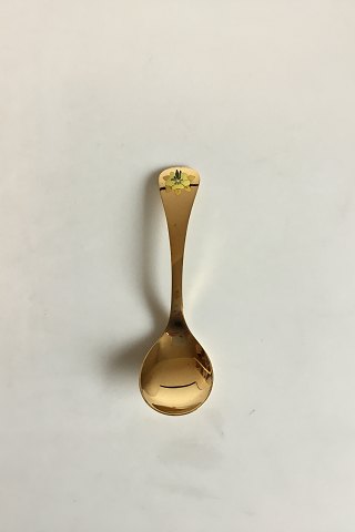 Georg Jensen Annual Spoon 1991 in Gilded Sterling Silver