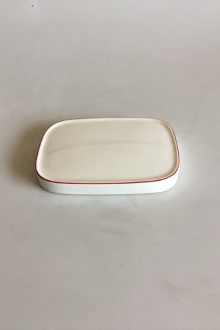 Royal Copenhagen Red Line Lid to Butterbox No  3094
