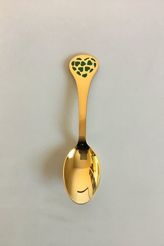 Anton Michelsen Christmas Spoon in gilded Sterling silver 2009