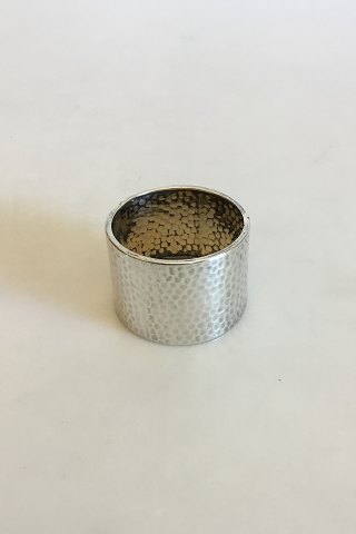 Hammered Napkin Ring 830 S. Marked H.F from 1922