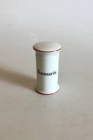 Bing & Grondahl Rosmarin (Rosemary) Spice Jar No 497 from the Apothecary 
Collection