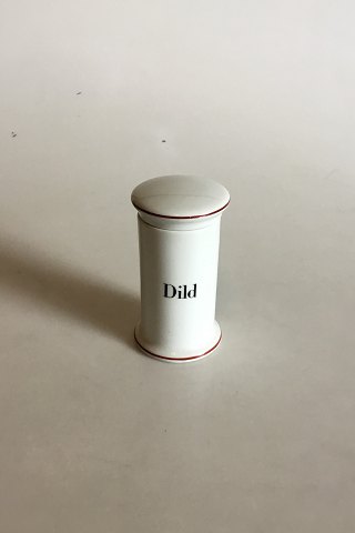 Bing & Grondahl Dild (Dill) Spice Jar No 497 from the Apothecary Collection