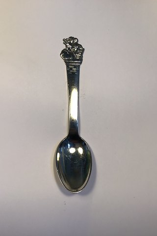 H.C. Andersen Fairytale Childs Spoon in Silver. The Shepherdess and the Chimney 
Sweep