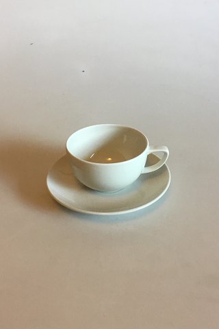 Royal Copenhagen Hvidpot Coffee Cup and Saucer No 6231