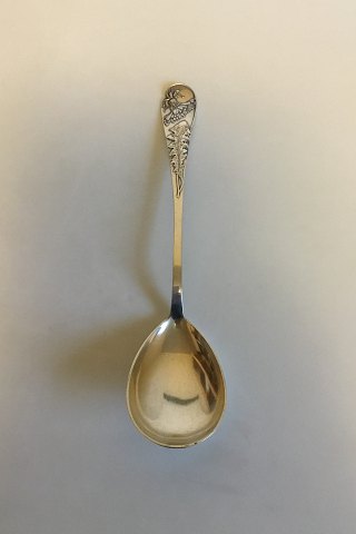 Silver Serving Spoon art nouveau