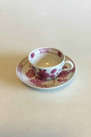 Tettau G. C. Greiner Tea Cup with red decoration