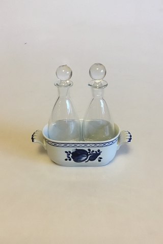 Royal Copenhagen Blue Tranquebar Oil-Vinegar Set No 1804