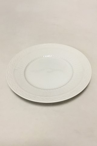 Royal Copenhagen White Fan Luncheon Plate No 11520