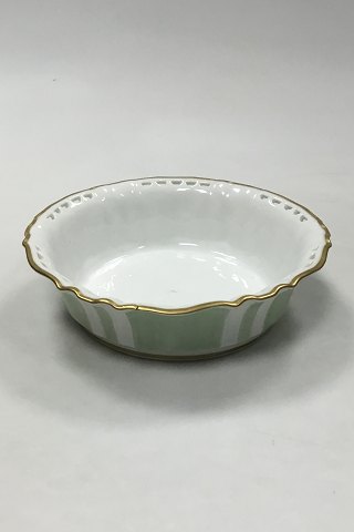 Dahl Jensen Dronning with green decoration Bowl