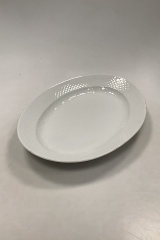 Bing and Grøndahl Elegance, White Large oval Dish No. 15