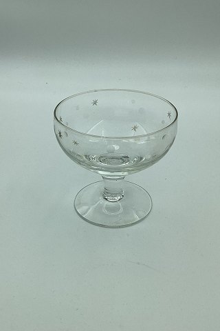 Champagne bowl in glass from Holmegaard Glasværk c. 1930