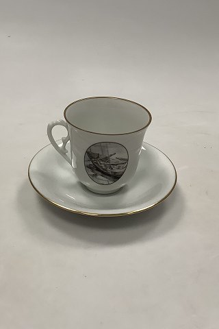 Bing and Grondahl Carl Larsson Coffee Cup and saucer No. 4507 / 305 Motif 7