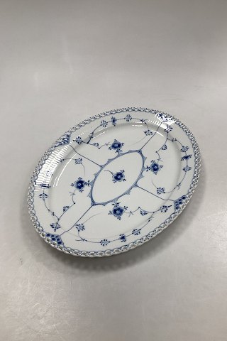 Royal Copenhagen Blue Fluted Full Lace Oval Serving Tray No. 1148