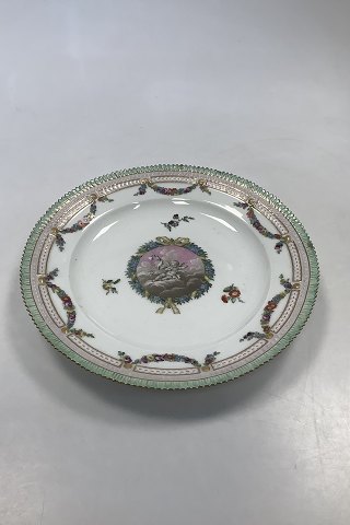 13 Royal Copenhagen Dinner Plates Holsten-Gottorp Dinnerware from 1783 (Flora 
Danica Pearl Pattern)