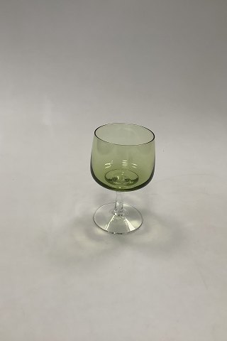 Mandalay Green White Wine Glass, Low. Holmegaard