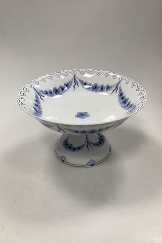 Bing and Grondahl Empire Large Bowl on Foot Pierced / open Lace