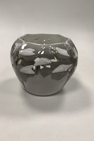 Royal Copenhagen Unique vase by Cathrine Zernichow with Moth No 10025 from 1908