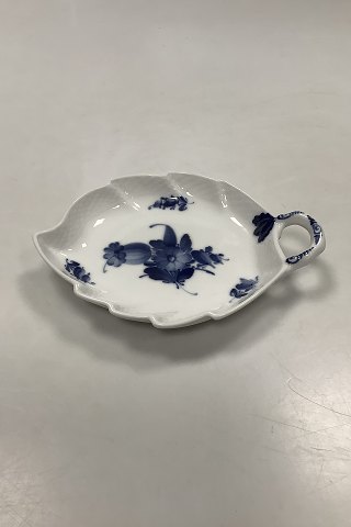 Royal Copenhagen Blue Flower Leaf shaped Dish No 8001