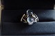 Georg Jensen Sterling silver Ring with Moonstones No 48
