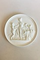 Royal Copenhagen Bisque Plate Childhood and Spring No 116  30cm