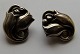 Pair of Georg Jensen Earclips/earrings in Sterling Silver No 100A