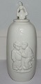 Royal Copenhagen Blanc de Chine vase with lid by Bode Willumsen No 20498